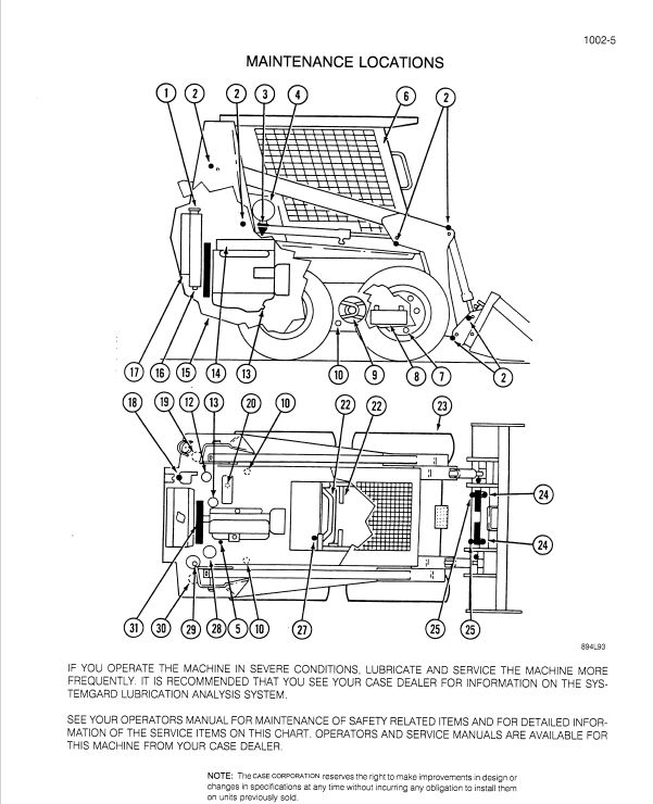 Case 1838 Uni Loader Service Manual 7-61690 PDF