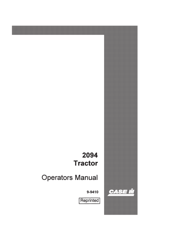 Case 2120, 2130, 2140, 2150 Tractor Service Repair Manual 7-35081 PDF