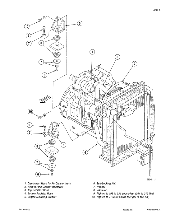 Case 9020 Excavator Service Manual 7-45980 PDF