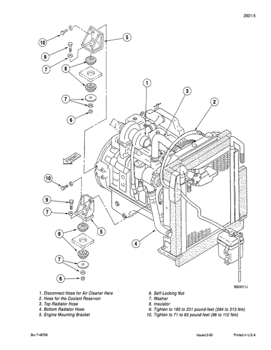 Case 9020 Excavator Service Manual 7-45980 PDF