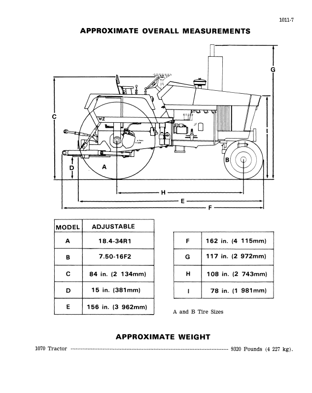 Case 970, 1070 Tractor Service Repair Manual 9-79333 PDF