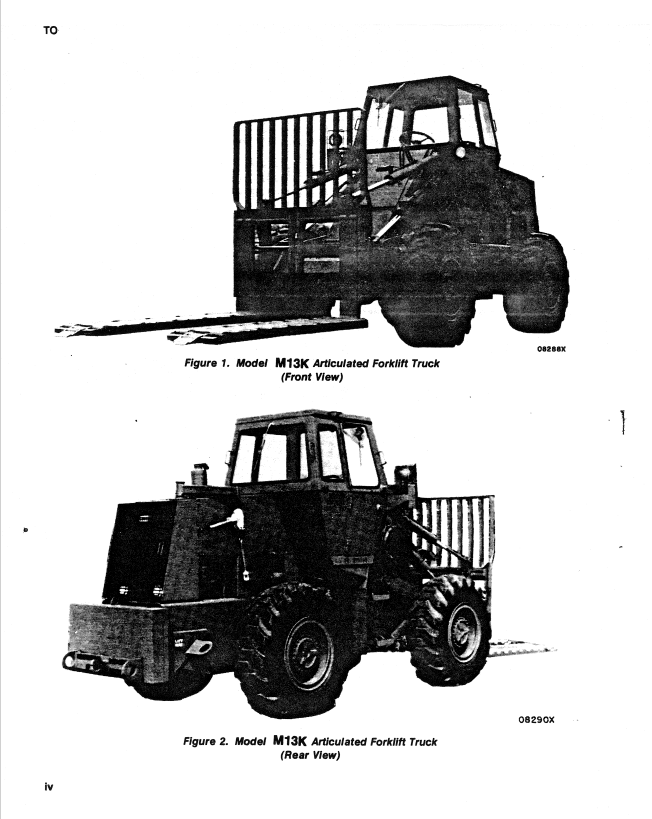 Case M13K Articulated Forklift Parts Catalogue Manual PDF