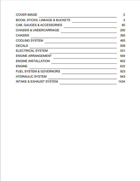 Caterpillar Cat 214B FT Excavator Parts Catalogue Manual PDF | S/N 9MF
