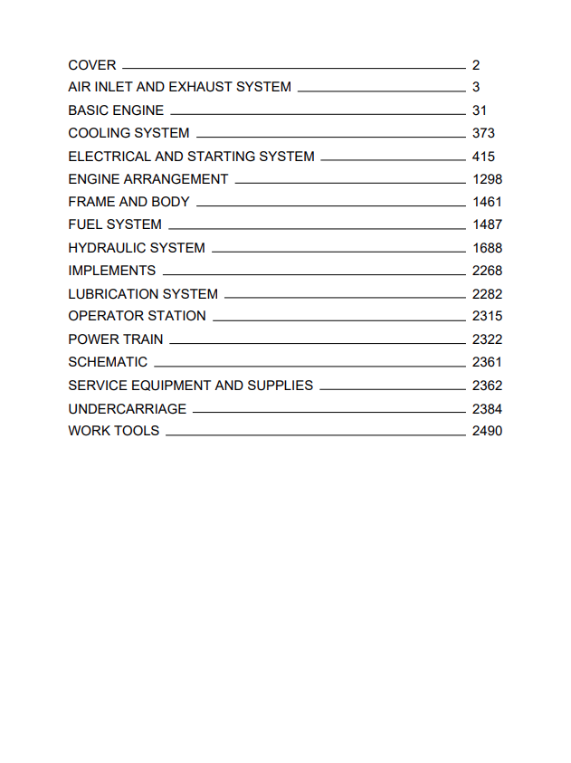 Caterpillar Cat 215 Excavator Service and Repair Manual PDF | S/N 95Z