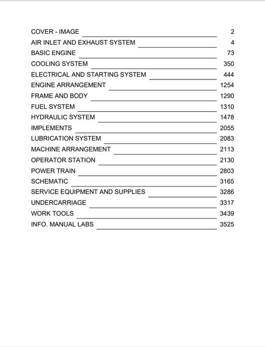 Caterpillar Cat 259D Compact Track Loader Service and Repair Manual PDF | S/N FTK