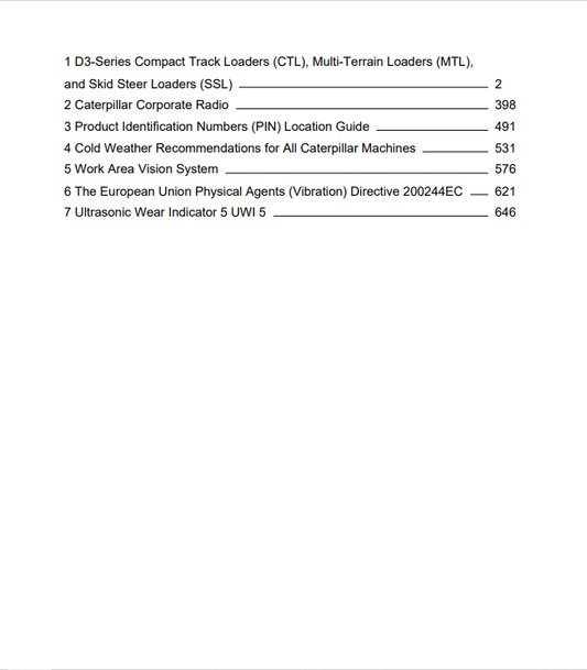 Caterpillar Cat 272D3 XE Skid Steer Loader Operation and Maintenance Manual PDF | S/N GJ2