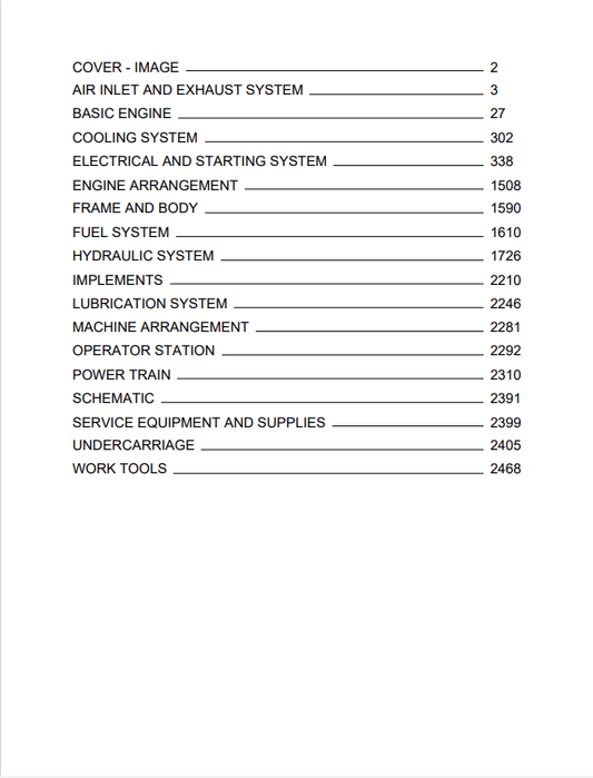 Caterpillar Cat 301.8 Mini HYD Excavator Service and Repair Manual PDF | S/N BFA