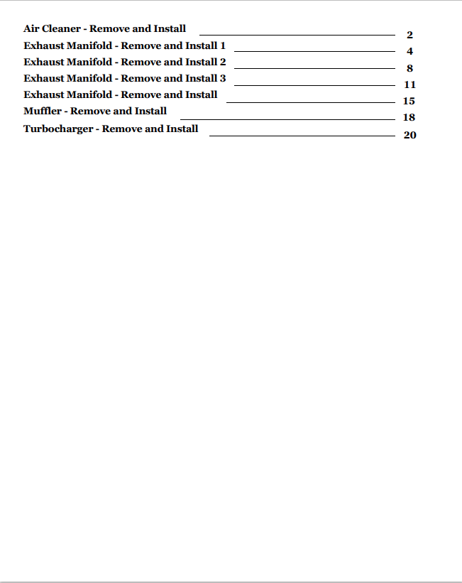 Caterpillar Cat 3024C Engine-machine Service And Repair Manual PDF | S/N GGA