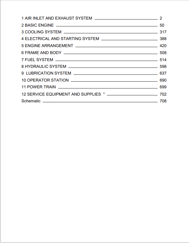 Caterpillar Cat 3044C Engine-Machine Service and Repair Manual PDF | S/N CJS
