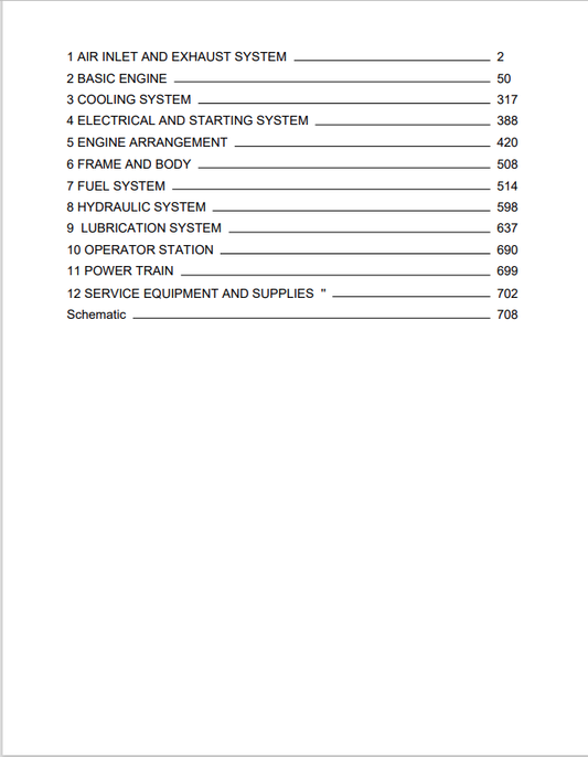 Caterpillar Cat 3044C Engine-Machine Service and Repair Manual PDF | S/N CJS