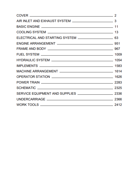Caterpillar Cat 305 Mini HYD Excavator Service and Repair Manual PDF | S/N DGT