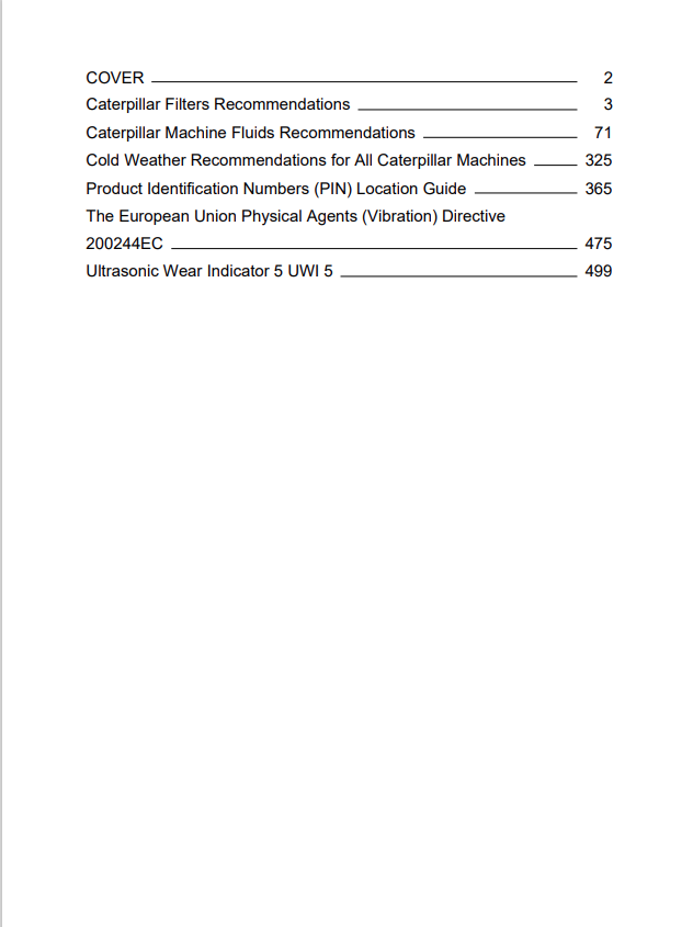Caterpillar Cat 312D Excavator Operation and Maintenance Manual PDF | S/N FBJ