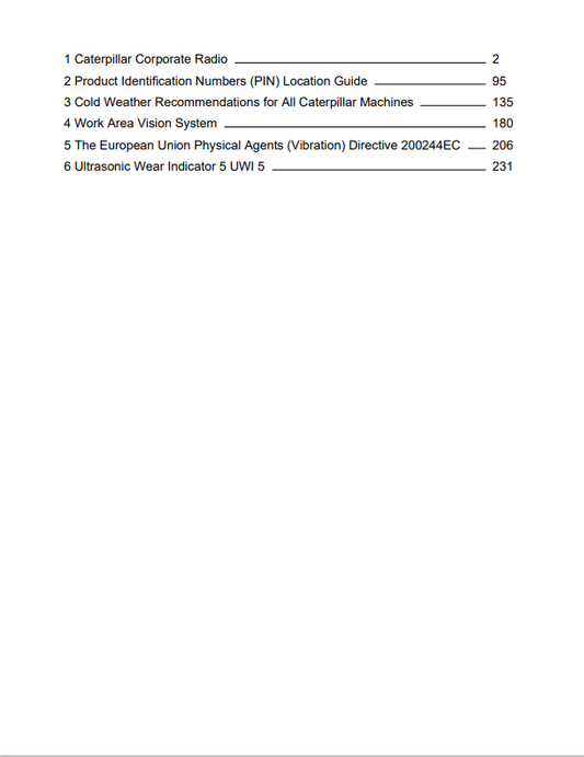 Caterpillar Cat 329D L Excavator Operation and Maintenance Manual PDF | S/N LGN