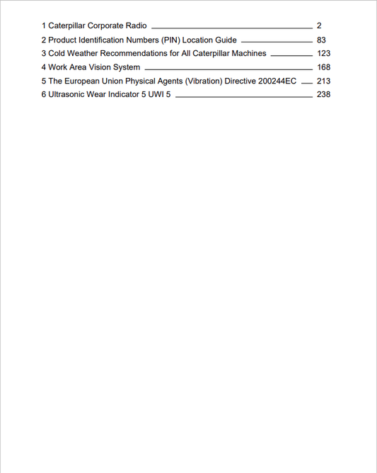 Caterpillar Cat 329F L Excavator Operation and Maintenance Manual PDF | S/N GCX