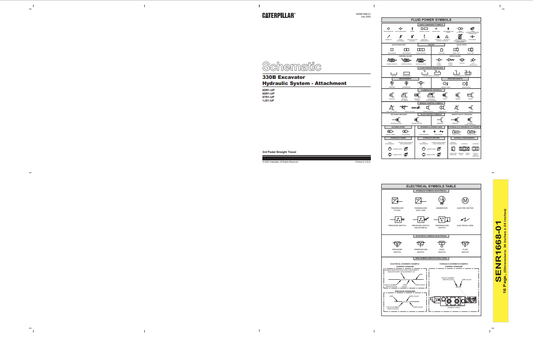 Caterpillar Cat 330BL Excavator Electrical System Schematic Manual PDF | S/N 8TR00001