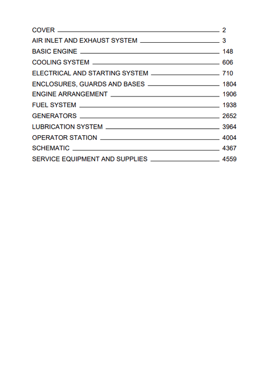 Caterpillar Cat 3408 Gen Set Engine Service and Repair Manual PDF | S/N 78Z