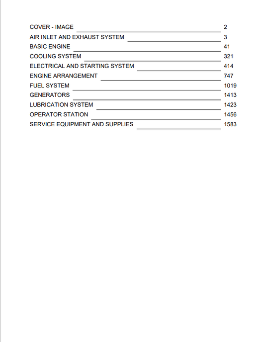 Caterpillar Cat 3408 Reman Engine Service and Repair Manual PDF | S/N DLA