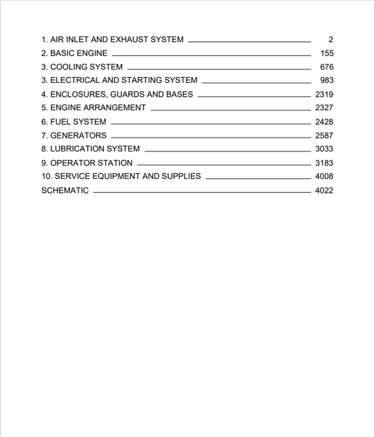 Caterpillar Cat 3508B Marine Auxiliary Service and Repair Manual PDF | S/N 3DM