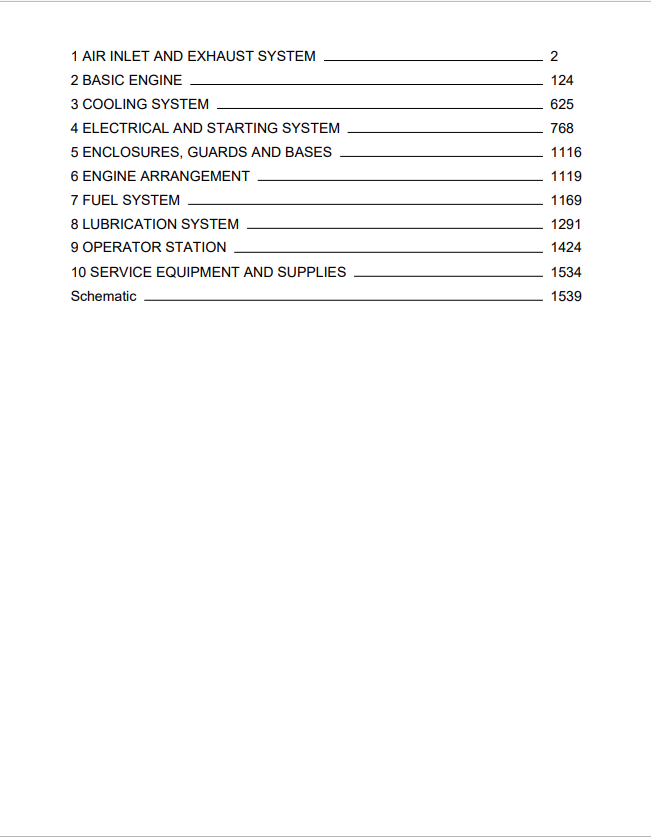 Caterpillar Cat 3512C Marine Engine Service and Repair Manual PDF | S/N TTE