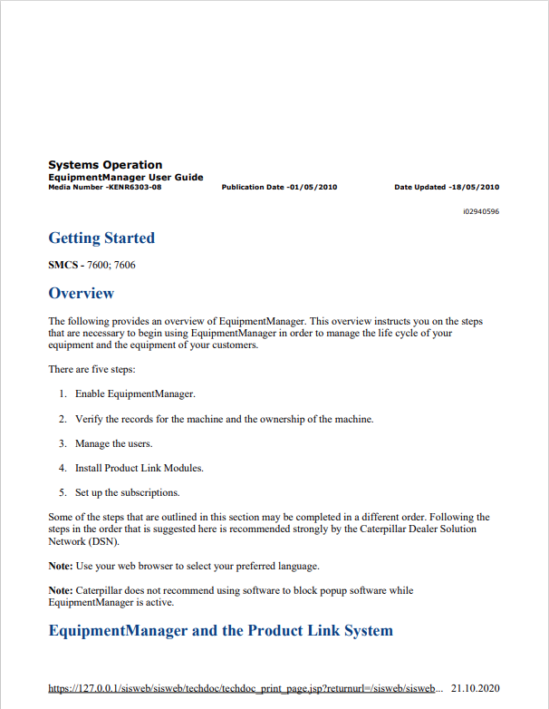 Caterpillar Cat 428 Backhoe Loader Service and Repair Manual PDF | S/N 6TC