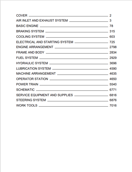 Caterpillar Cat 535B Wheel Skidder Service and Repair Manual PDF | S/N AAE