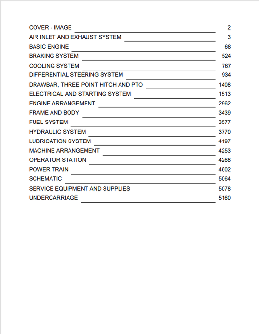 Caterpillar Cat 75C Challenger Service and Repair Manual PDF | S/N 4KK
