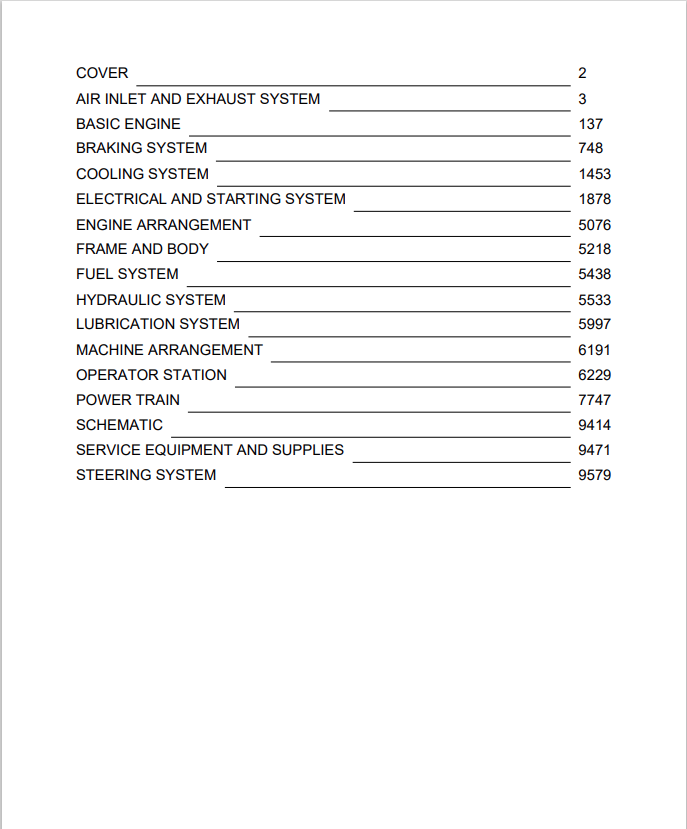 Caterpillar Cat 789D Truck Service and Repair Manual PDF | S/N SHH