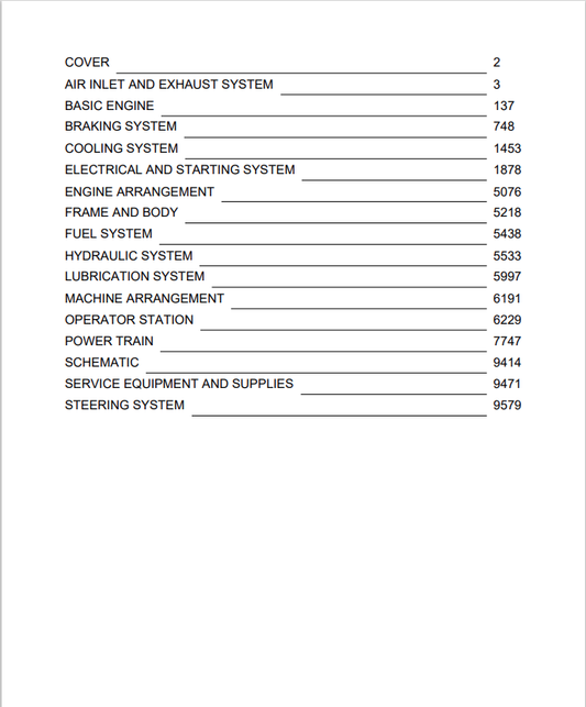 Caterpillar Cat 789D Truck Service and Repair Manual PDF | S/N SHH