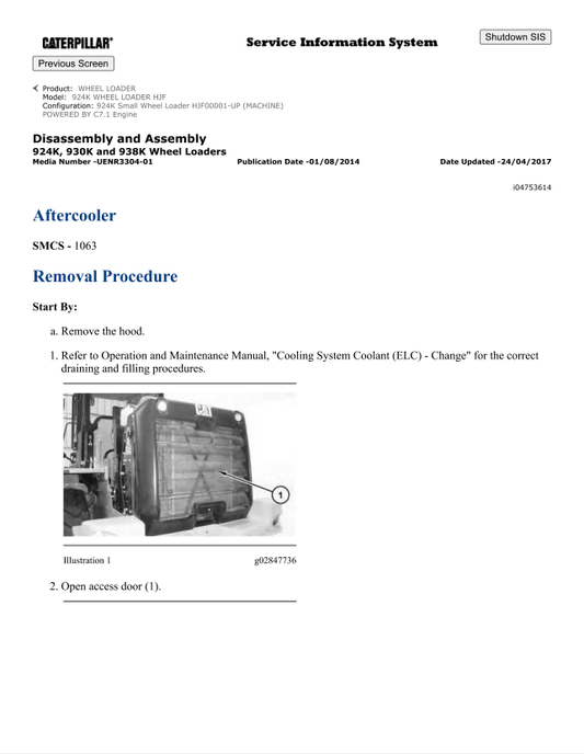 Caterpillar Cat 924K Wheel Skidder Service and Repair Manual PDF | S/N HJF