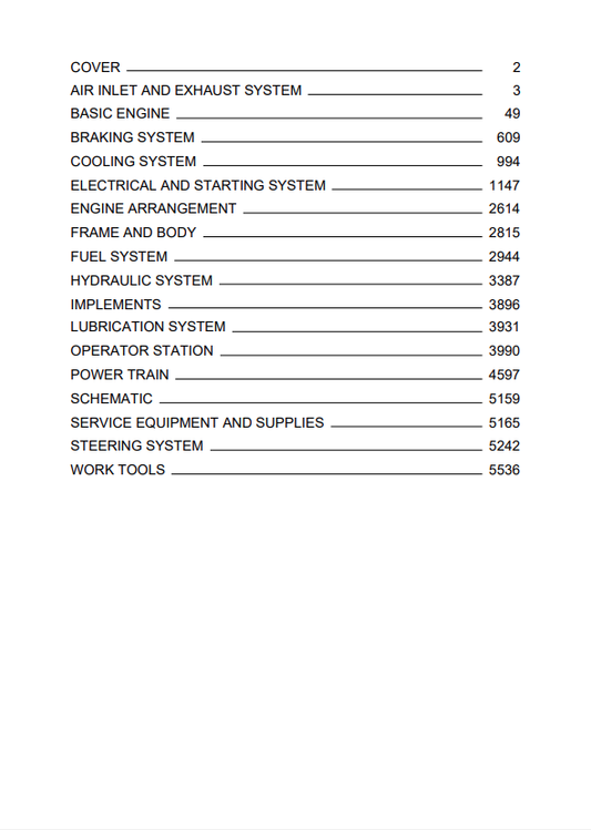 Caterpillar Cat 950B/950E Wheel Loader Service and Repair Manual PDF | S/N 22Z