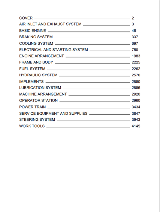 Caterpillar Cat 950 Wheel Loader Service and Repair Manual PDF | S/N 81J
