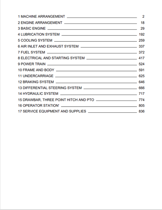 Caterpillar Cat 95E Challenger Parts Catalogue Manual PDF | S/N 6KS
