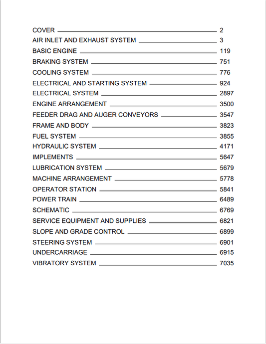 Caterpillar Cat AP-555E Asphalt Paver Service and Repair Manual PDF | S/N A5D
