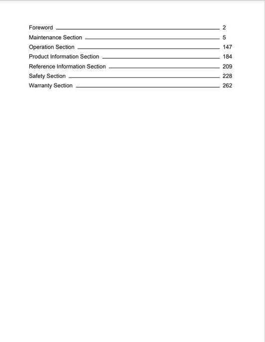 Caterpillar Cat C1.1 Industrial Engine Operation and Maintenance Manual PDF | S/N G8N