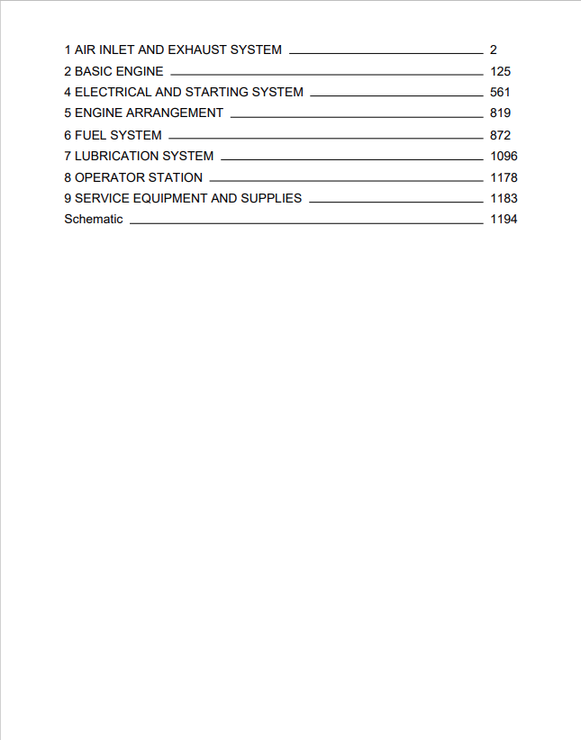 Caterpillar Cat C7.1 Industrial Engine Service and Repair Manual PDF | S/N G9R