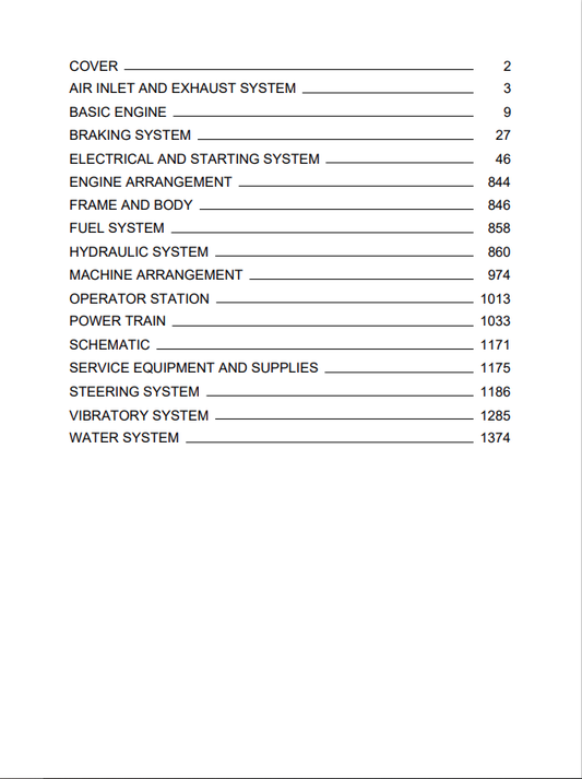Caterpillar Cat CB-214B Vibratory Compactor Service and Repair Manual PDF | S/N 6LF