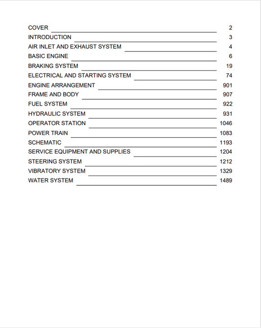 Caterpillar Cat CB-224C Vibratory Compactor Service and Repair Manual PDF | S/N 3AL
