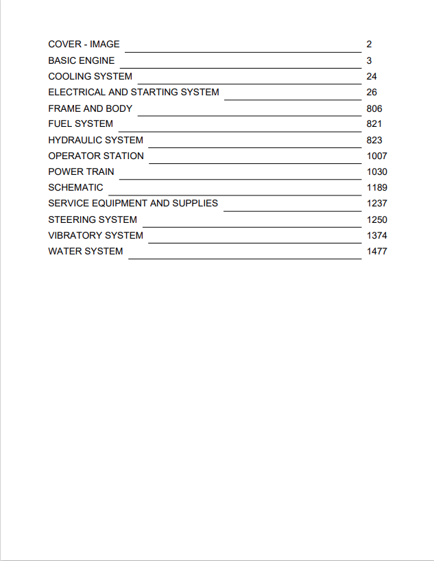Caterpillar Cat CB-224 Vibratory Compactor Service and Repair Manual PDF | S/N 6GD