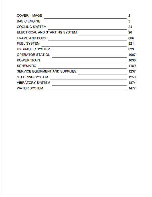 Caterpillar Cat CB-224 Vibratory Compactor Service and Repair Manual PDF | S/N 6GD