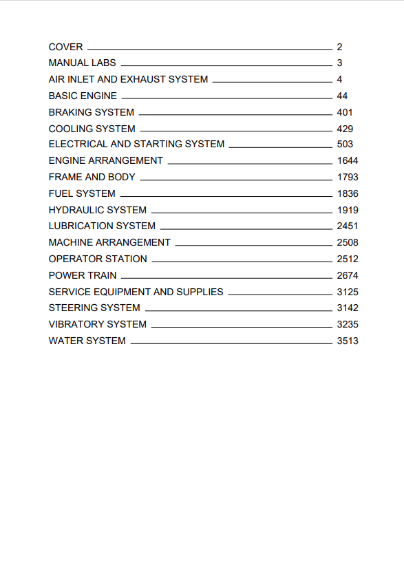 Caterpillar Cat CB-564D Vibratory Compactor Service and Repair Manual PDF | S/N C6D