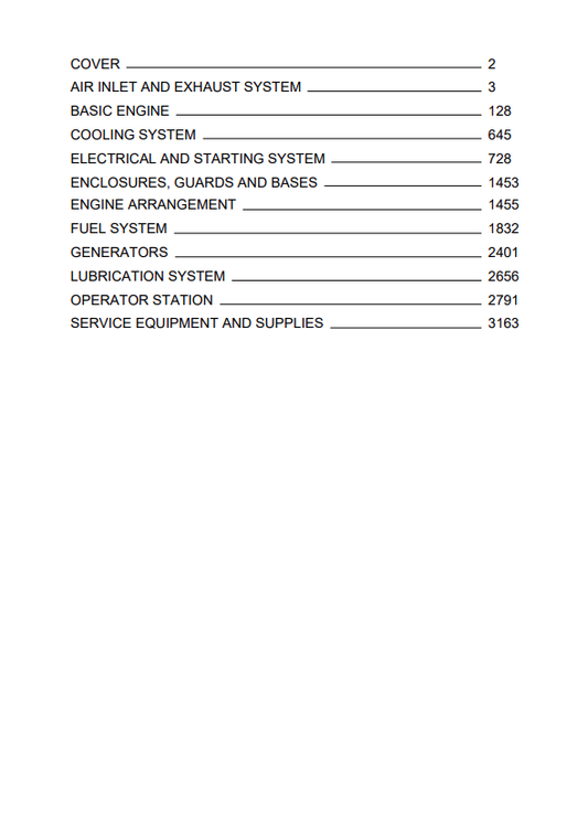 Caterpillar Cat D353C Industrial Engine Service and Repair Manual PDF | S/N 66B