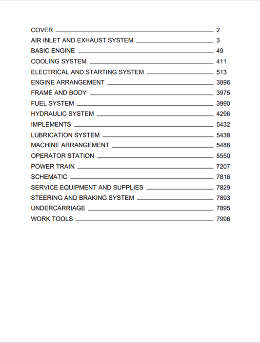 Caterpillar Cat D4G Track-type Tractor Service and Repair Manual PDF | S/N CFN