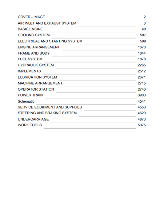 Caterpillar Cat D5H Track Type Tractor Service and Repair Manual PDF | S/N 3MD