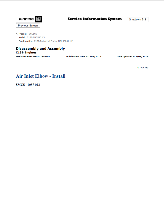 Caterpillar Cat D5K2 LGP Track-type Tractor Service and Repair Manual PDF | S/N N3H