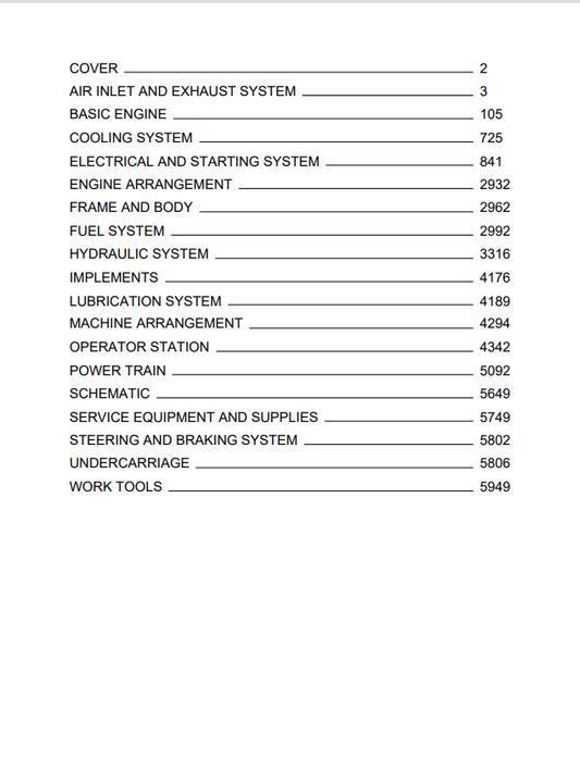 Caterpillar Cat D5K LGP Track-type Tractor Service and Repair Manual PDF | S/N YYY