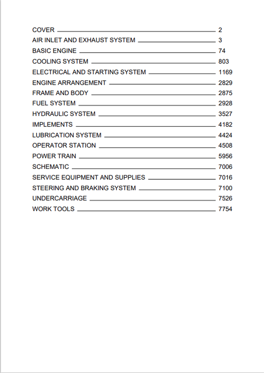 Caterpillar Cat D6H Track-type Tractor Service and Repair Manual PDF | S/N 8YC