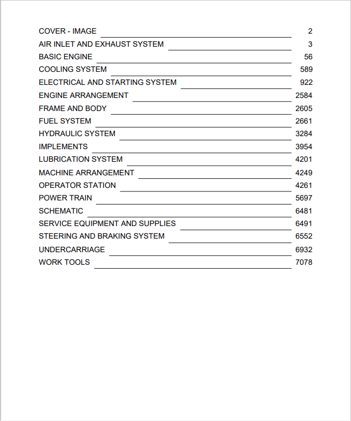 Caterpillar Cat D6H XL Track-type Tractor Service and Repair Manual PDF | S/N 9KJ