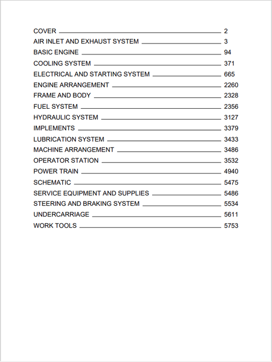 Caterpillar Cat D6M Track-type Tractor Service and Repair Manual PDF | S/N 3WN