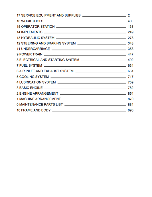 Caterpillar Cat D6T Track-type Tractor Parts Catalogue Manual PDF | S/N JML