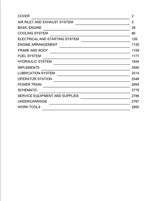Caterpillar Cat E120B Excavator Service and Repair Manual PDF | S/N 6JF